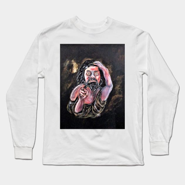 St John Baptist, Repent Long Sleeve T-Shirt by cjkell